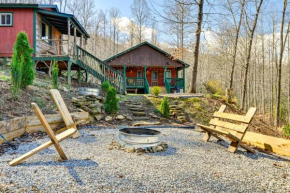 Smoky Mountain Cabin with Camping Area and Fire Pit!